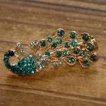 Turquoise Rose Gold Rhines..